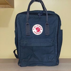 Fjallraven kanken navy blue backpack